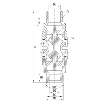 breakaway coupling y(lngӚC(j))